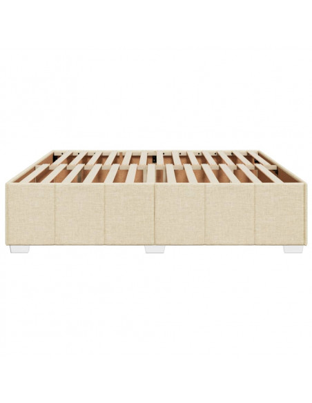 Giroletto senza Materasso Crema 180x200 cm in Tessuto