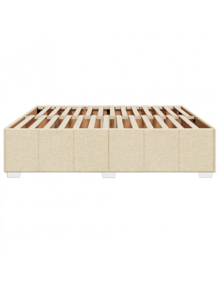 Giroletto senza Materasso Crema 200x200 cm in Tessuto