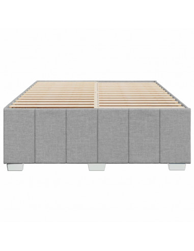 Giroletto senza Materasso Grigio Chiaro 140x200 cm Tessuto