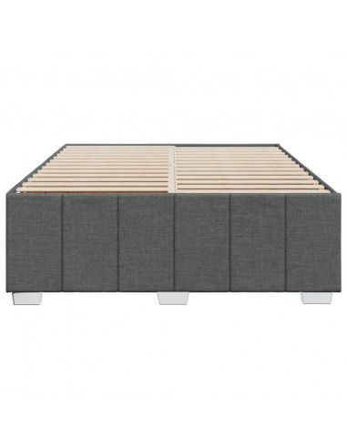 Giroletto senza Materasso Grigio Scuro 140x200 cm Tessuto