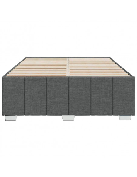 Giroletto senza Materasso Grigio Scuro 140x200 cm Tessuto