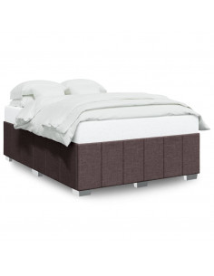 Giroletto senza Materasso Marrone Scuro 140x200 cm Tessuto 2