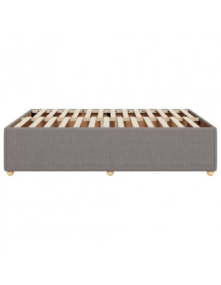 Giroletto senza Materasso Tortora 140x200 cm in Tessuto