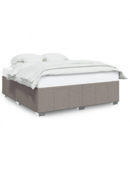 Giroletto senza Materasso Tortora 200x200 cm in Tessuto