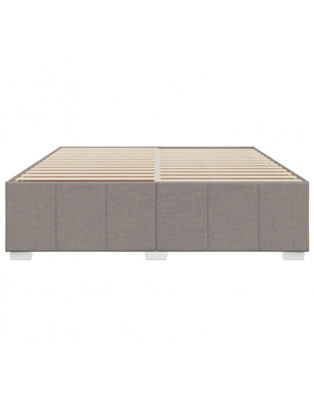 Giroletto senza Materasso Tortora 200x200 cm in Tessuto