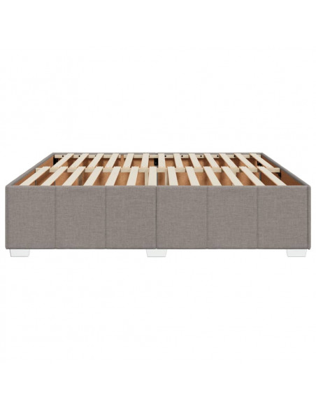 Giroletto senza Materasso Tortora 200x200 cm in Tessuto