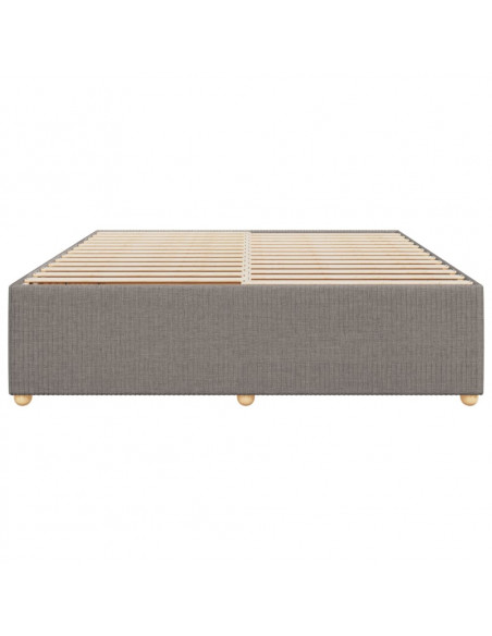 Giroletto senza Materasso Tortora 200x200 cm in Tessuto