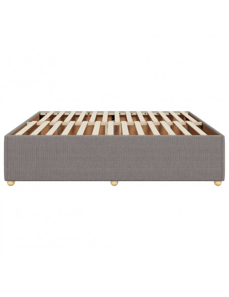 Giroletto senza Materasso Tortora 200x200 cm in Tessuto