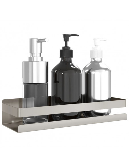 Mensola per Doccia 30x10x6 cm in Acciaio Inox 304 Spazzolato