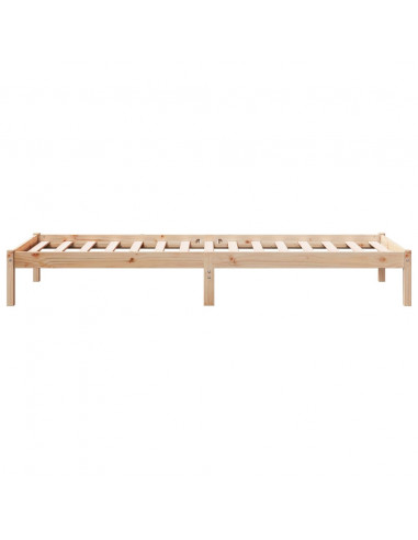Letto Extra Lungo senza Materasso 100x210 cm in Legno di Pino