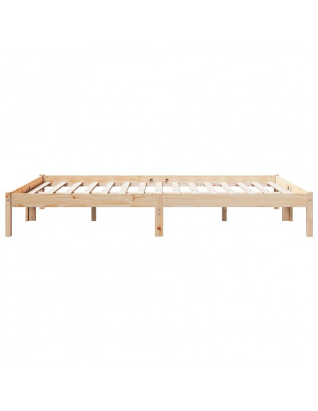 Letto Extra Lungo senza Materasso 140x220 cm in Legno di Pino