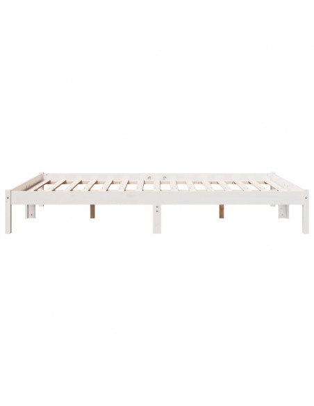 Letto Extra Lungo senza Materasso 160x220 cm in Legno di Pino