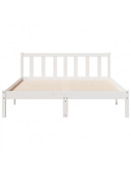 Letto Extra Lungo senza Materasso 160x220 cm in Legno di Pino