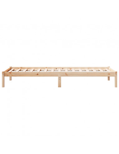 Letto Extra Lungo senza Materasso 80x220 cm in Legno di Pino