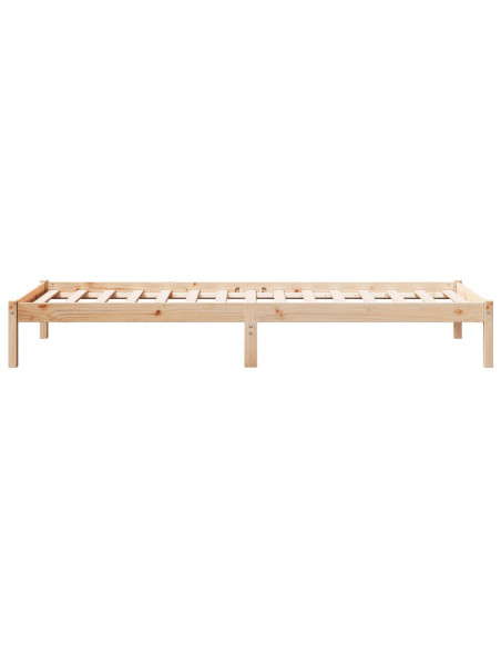 Letto Extra Lungo senza Materasso 80x220 cm in Legno di Pino