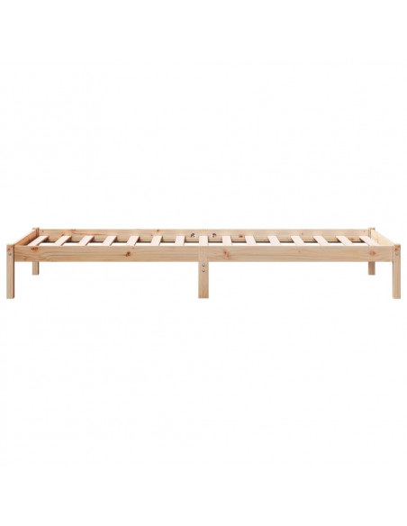 Letto Extra Lungo senza Materasso 90x210 cm in Legno di Pino
