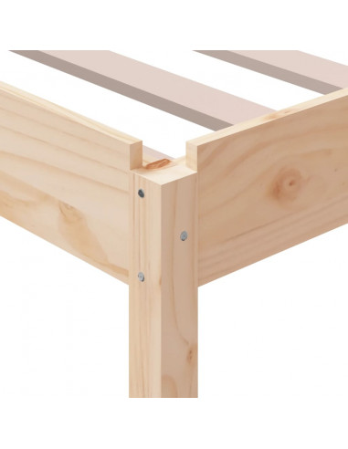 Letto Impilabile 75x190 cm in Legno Massello di Pino