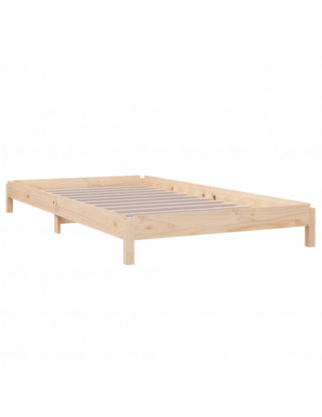 Letto Impilabile 90x200cm in Legno Massello di Pino