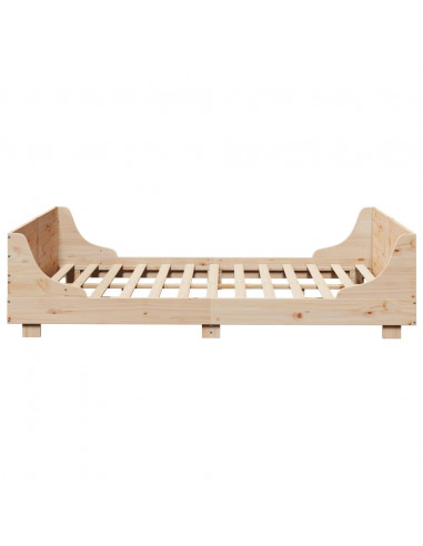 Letto senza Materasso 150x200 cm in Legno Massello di Pino