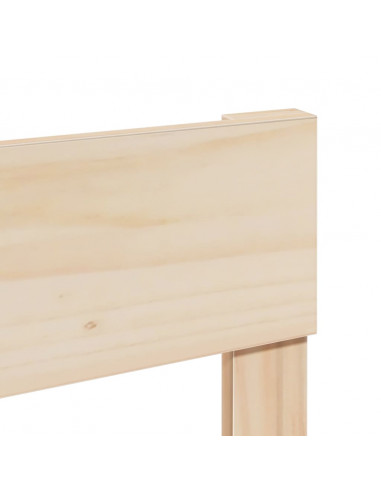 Letto senza Materasso 90x190 cm in Legno Massello di Pino