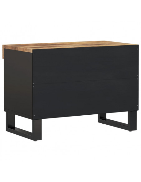 Mobile Porta TV 60x33x43,5 cm in Legno Massello di Mango
