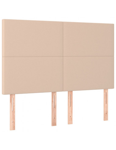 Giroletto con Testiera Cappuccino 140x200 cm in Similpelle