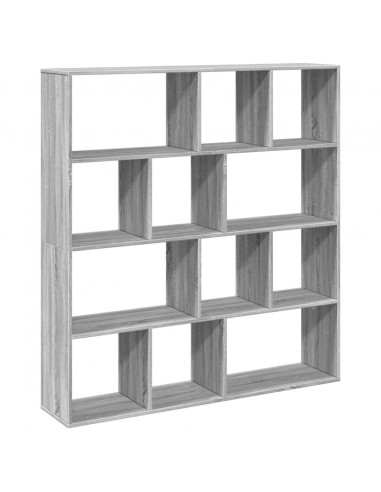 Libreria Grigio Sonoma 132x29x141,5 cm in Legno Multistrato