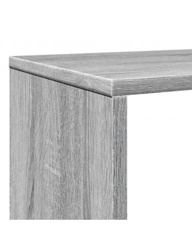 Libreria Grigio Sonoma 132x29x141,5 cm in Legno Multistrato
