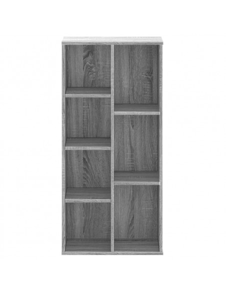 Libreria Grigio Sonoma 50x25x105 cm in Legno Multistrato