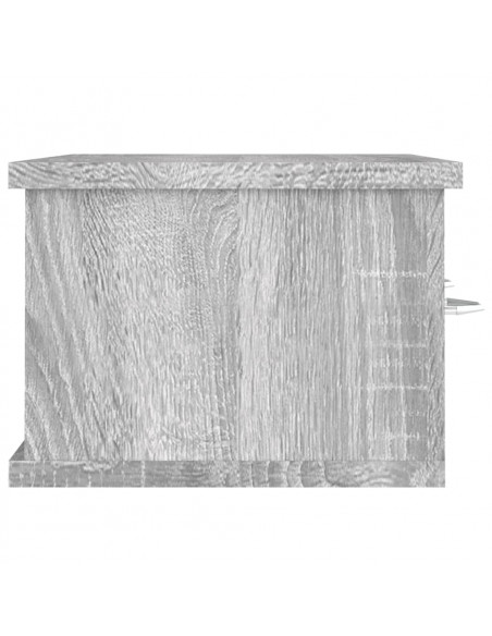 Libreria Grigio Sonoma 60x26x18,5cm in Legno Ingegnerizzato
