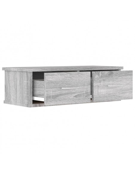 Libreria Grigio Sonoma 60x26x18,5cm in Legno Ingegnerizzato