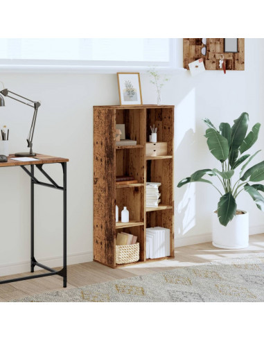 Libreria Legno Antico 50x25x105 cm in Legno Multistrato