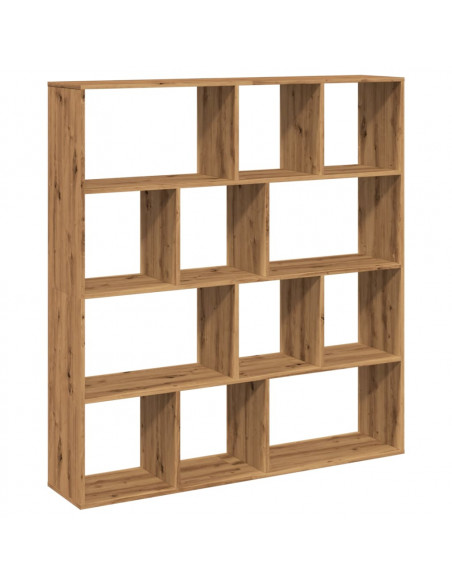 Libreria Rovere Artigianale 132x29x141,5cm in Legno Multistrato