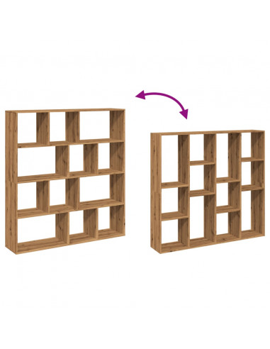 Libreria Rovere Artigianale 132x29x141,5cm in Legno Multistrato