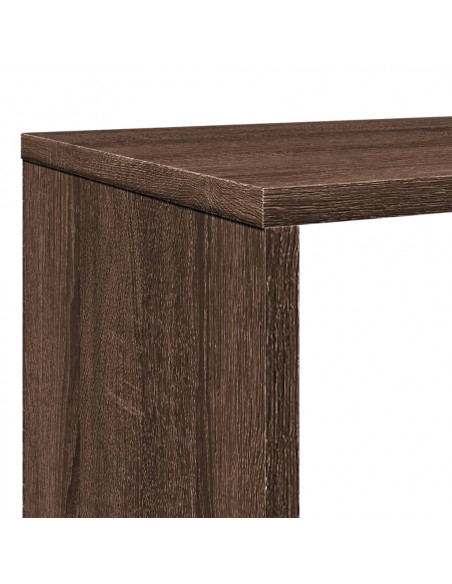 Libreria Rovere Marrone 132x29x141,5 cm in Legno Multistrato