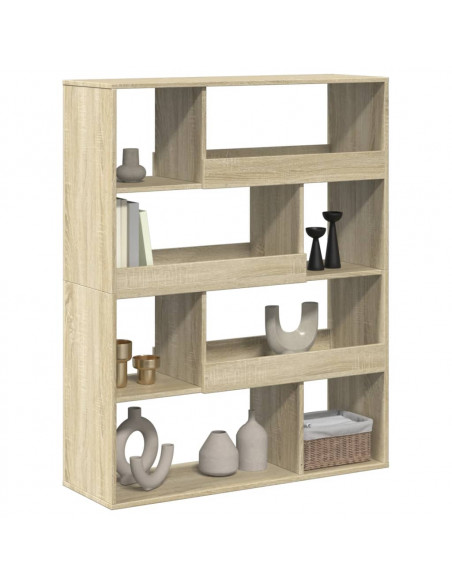 Libreria Rovere Sonoma 100x33x125,5 cm in Legno Multistrato