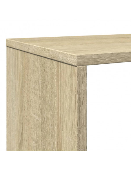 Libreria Rovere Sonoma 132x29x141,5 cm in Legno Multistrato