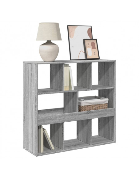 Libreria/Divisorio Grigio Sonoma 100x33x94,5 cm