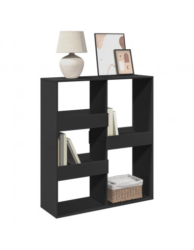 Libreria/Divisorio Nero 100x33x115 cm