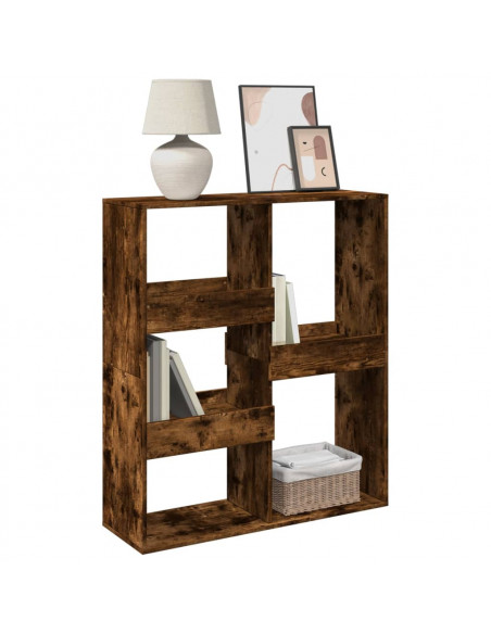 Libreria/Divisorio Rovere Fumo 100x33x115 cm