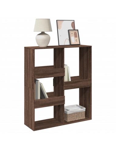 Libreria/Divisorio Rovere Marrone 100x33x115 cm