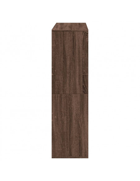 Libreria/Divisorio Rovere Marrone 100x33x115 cm