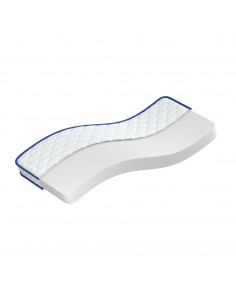 Materasso Viscoelastico Bianco 80x200x17 cm 2