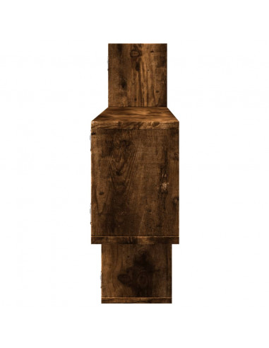 Mensola a Parete Rovere Fumo 167,5x18x68 cm in Truciolato