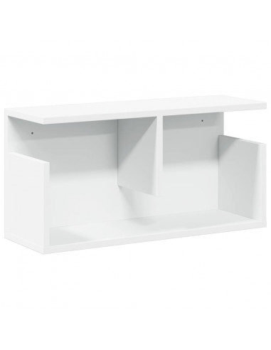 Mobile a Parete 60x20x30 cm Bianco in Truciolato