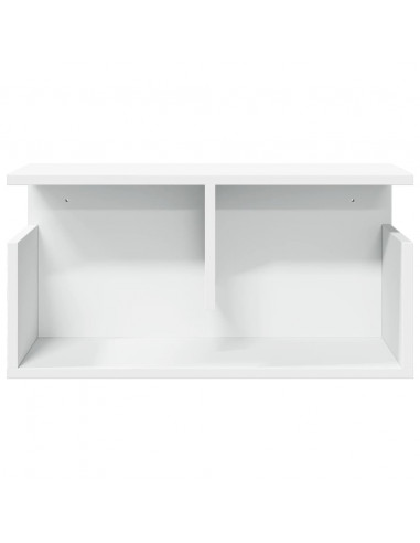 Mobile a Parete 60x20x30 cm Bianco in Truciolato