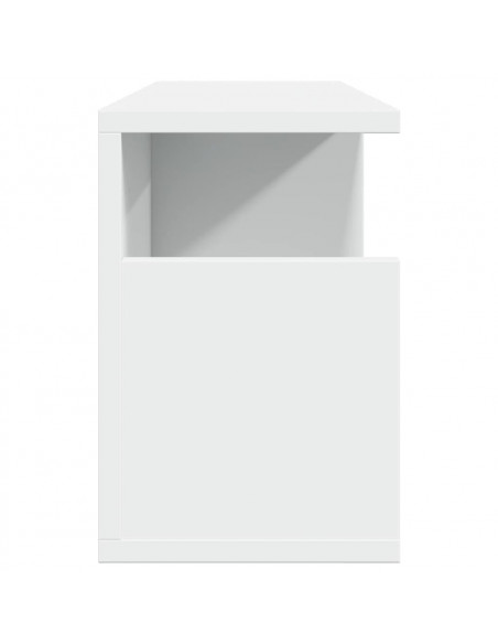 Mobile a Parete 60x20x30 cm Bianco in Truciolato