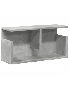 Mobile a Parete 60x20x30 cm Grigio Cemento in Truciolato 2