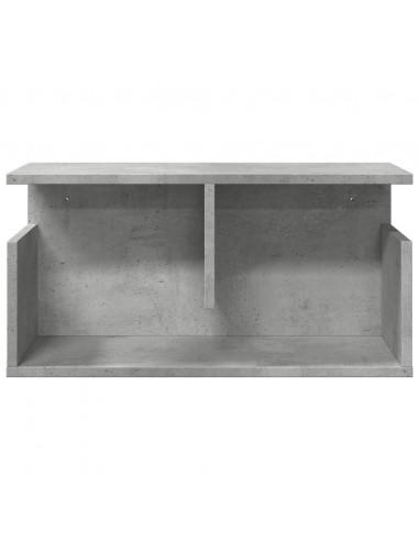 Mobile a Parete 60x20x30 cm Grigio Cemento in Truciolato