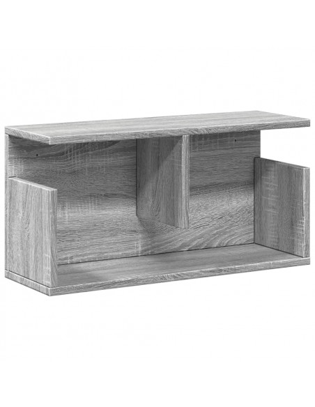 Mobile a Parete 60x20x30 cm Grigio Sonoma in Truciolato